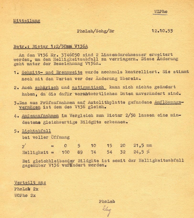 Mitteilung V136A 1953