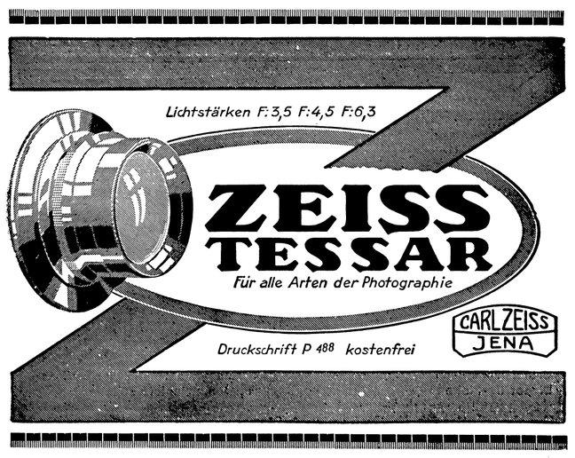Tessar Reklame 1923
