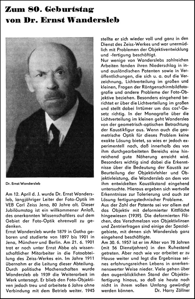 Zöllner: Ernst Wandersleb