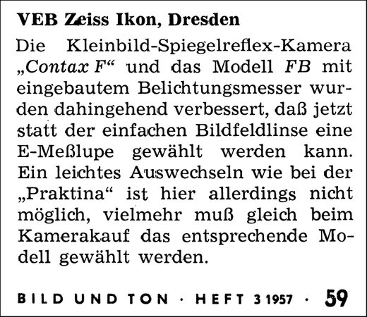 Bild & Ton 3/1957