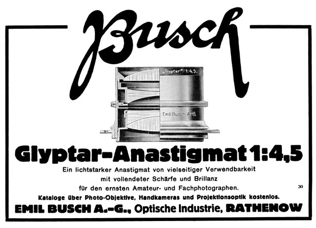 Busch Glyptar 1927
