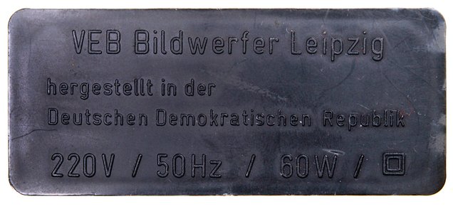 VEB Bildwerfer Leipzig