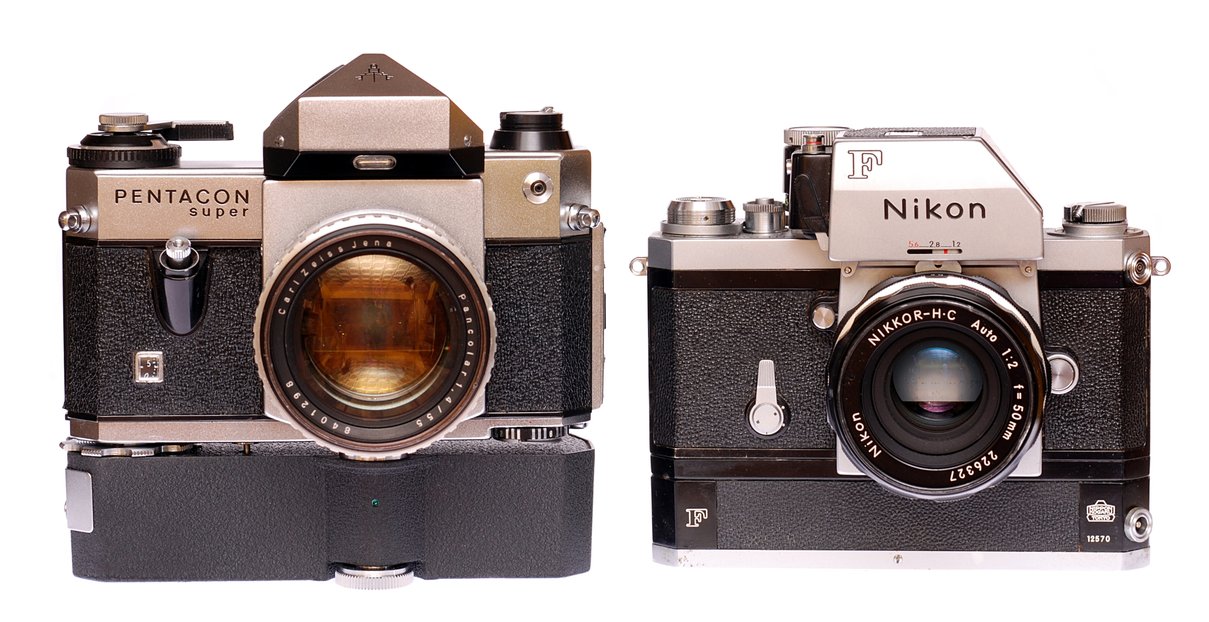 Comparison Pentacon - Super Nikon F