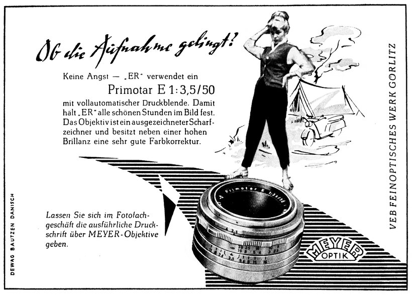 Primotar E Werbung 1960