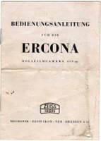 zeissikonveb.de/Ercona Bedienungsanleitung 1950
